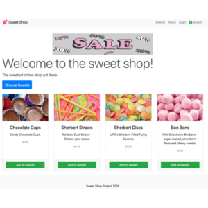 Sweetshop Screenshot